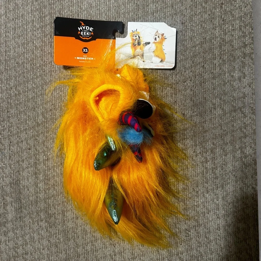 NWT Halloween Monster Hoodie Dog and Cat Costume - Hyde and EEK! size XS